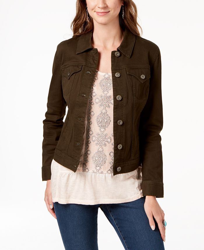 Style & Co Petite Denim Jacket, Created for Macy's Macy's