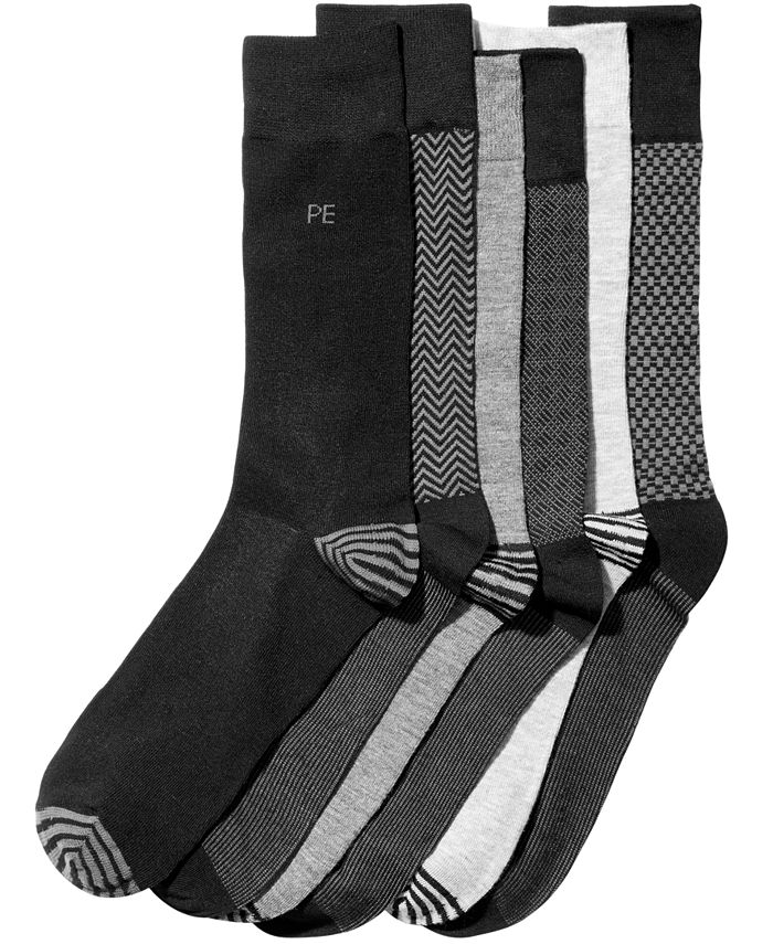 Perry Ellis Portfolio Perry Ellis Men's 6-Pk. Herringbone Dress Socks ...