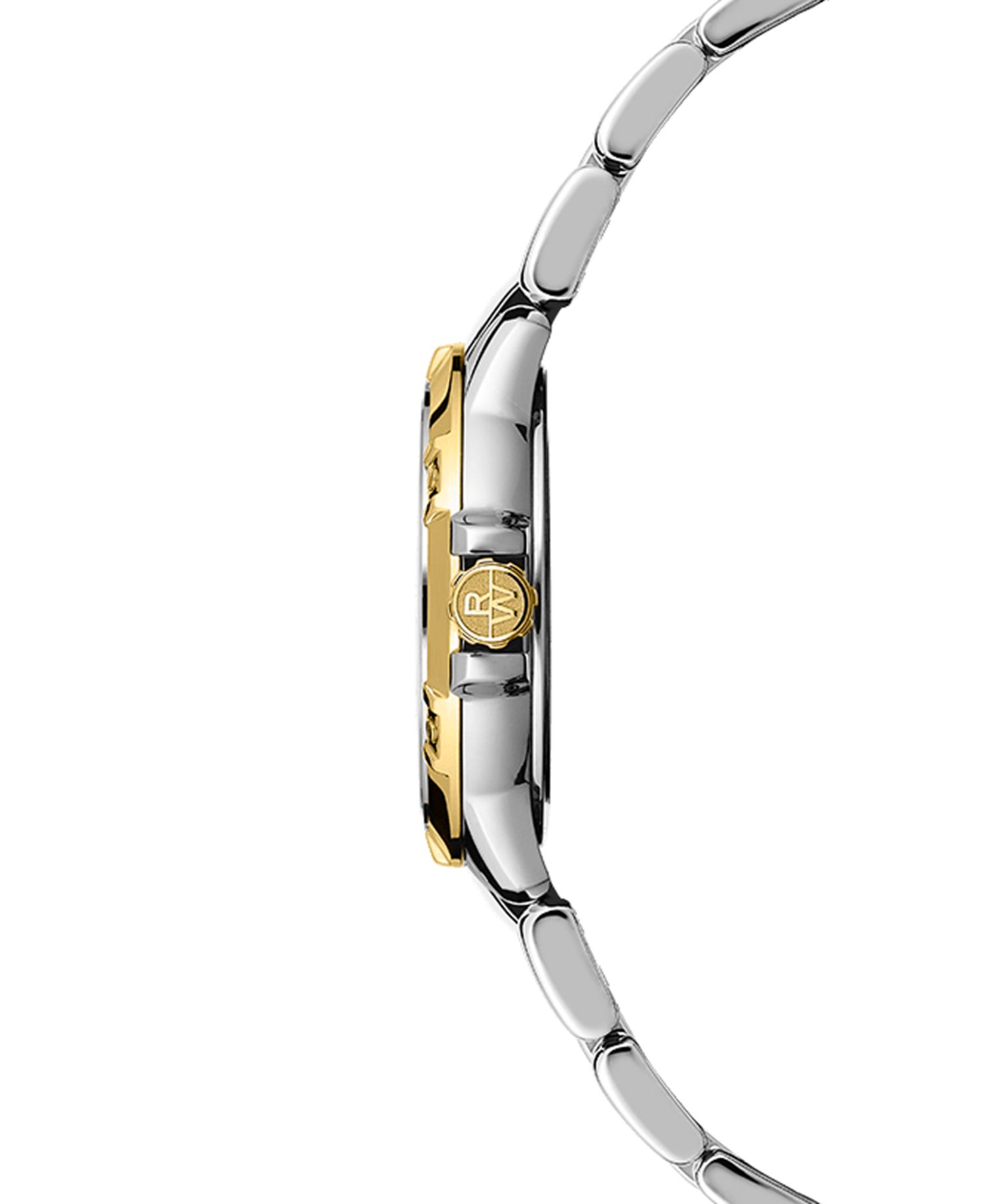 Women's Swiss Tango Diamond-Accent Two-Tone Stainless Steel Bracelet Watch 30mm