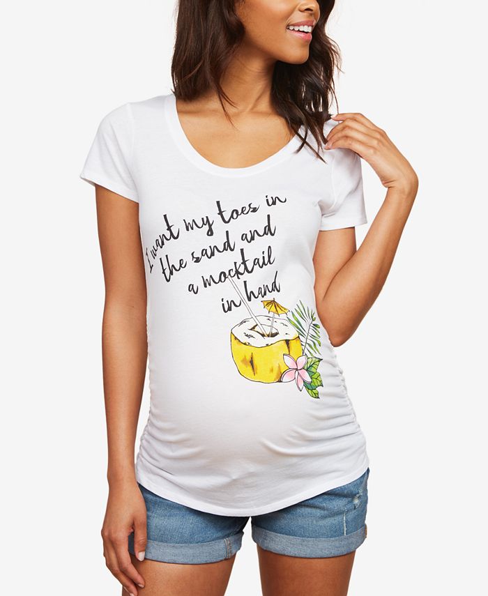 Motherhood Maternity I Want My Toes In The Sand And A Mocktail In Hand