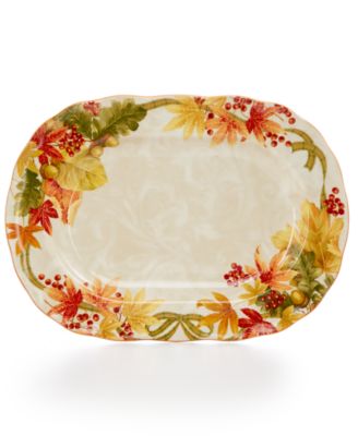 222 Fifth - Autumn Celebration Harvest Oval Platter