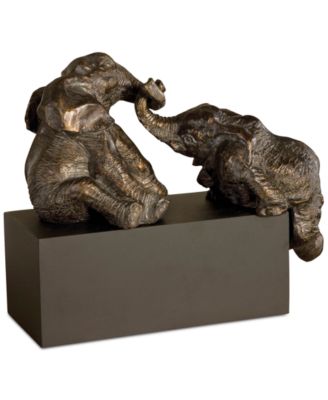 Uttermost - 3-Pc. Playful Pachyderms Bronze Figurines Set