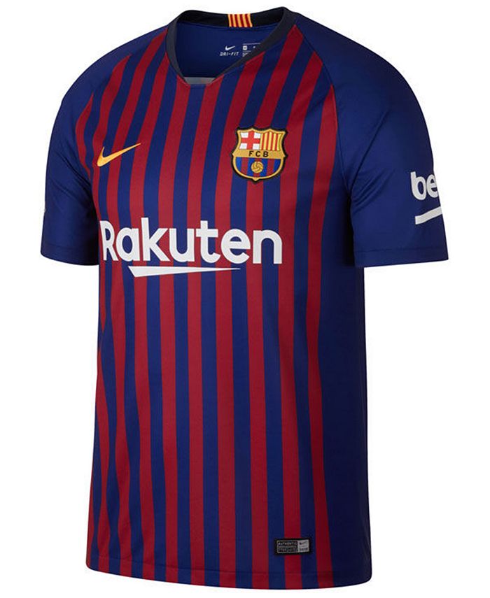 Nike Men's FC Barcelona Club Team Home Stadium Jersey & Reviews - Sports  Fan Shop - Macy's