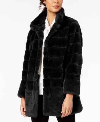 Jones New York - Petite Faux-Fur Coat