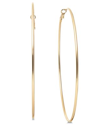 Thalia Sodi - Gold-Tone Slim Hoop Earrings