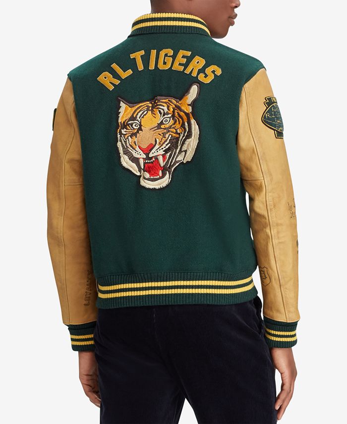 Polo Ralph Lauren Men's Patch Letterman Jacket Macy's