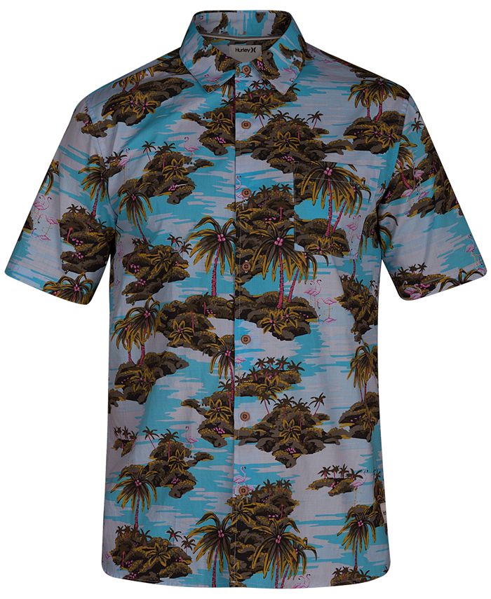 Hurley Men's Ocean Bliss Printed Shirt - Macy's