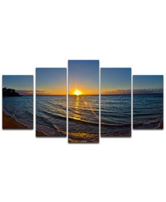 Ready2HangArt - 'Sun Rise' 5-Pc. Canvas Art Print Set