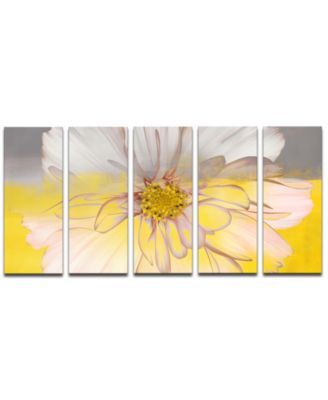 Ready2HangArt - 'Painted Petals XXXIV' 5-Pc. Canvas Art Print Set