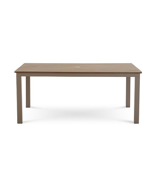 Furniture CLOSEOUT! Silver Lake 71" X 41" Indoor/Outdoor Dining Table