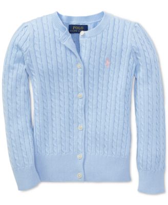 Polo Ralph Lauren - Little Girls Cable-Knit Cardigan