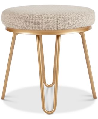 Furniture - Beverly Round Stool, Quick Ship