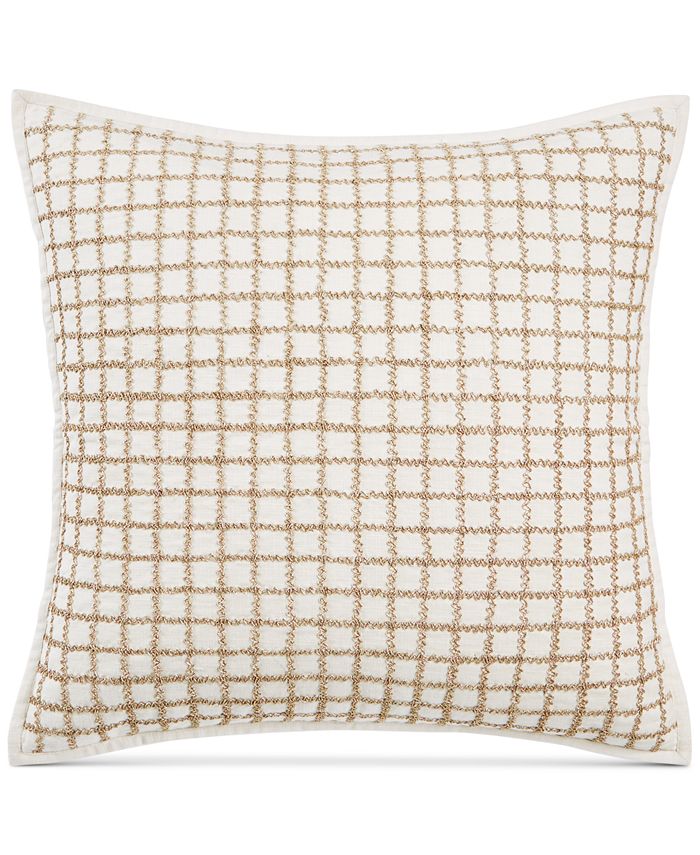Hotel Collection CLOSEOUT! Mosaic Grid 22" x 22" Decorative Pillow