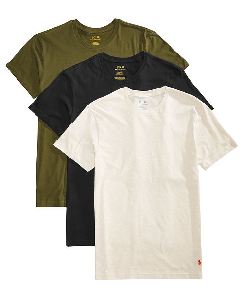 Men's 3-Pk. Classic Crew-Neck Shirts