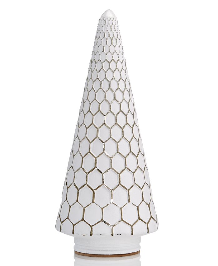 Holiday Lane 10" White Tabletop Tree, Created for Macy's Macy's