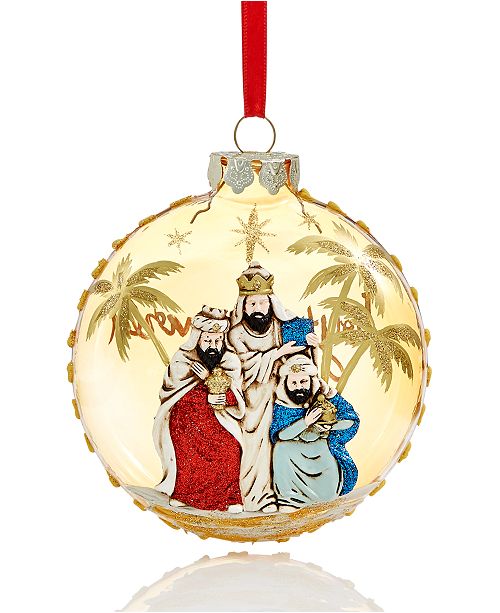Holiday Lane Three Kings Disk Ornament Created For Macy S