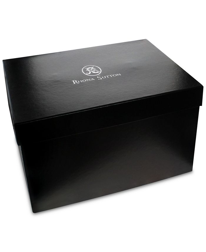 Rhona Sutton Black Large 3-Drawer Jewelry Case - Macy's