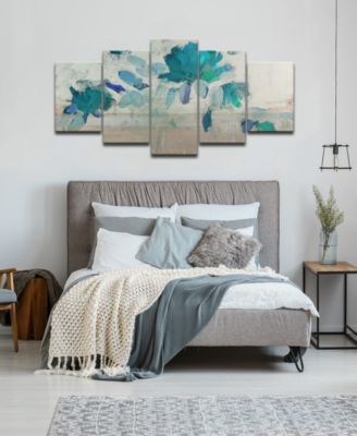'Painted Petals IV-B' 5-Pc. Canvas Wall Decor Set