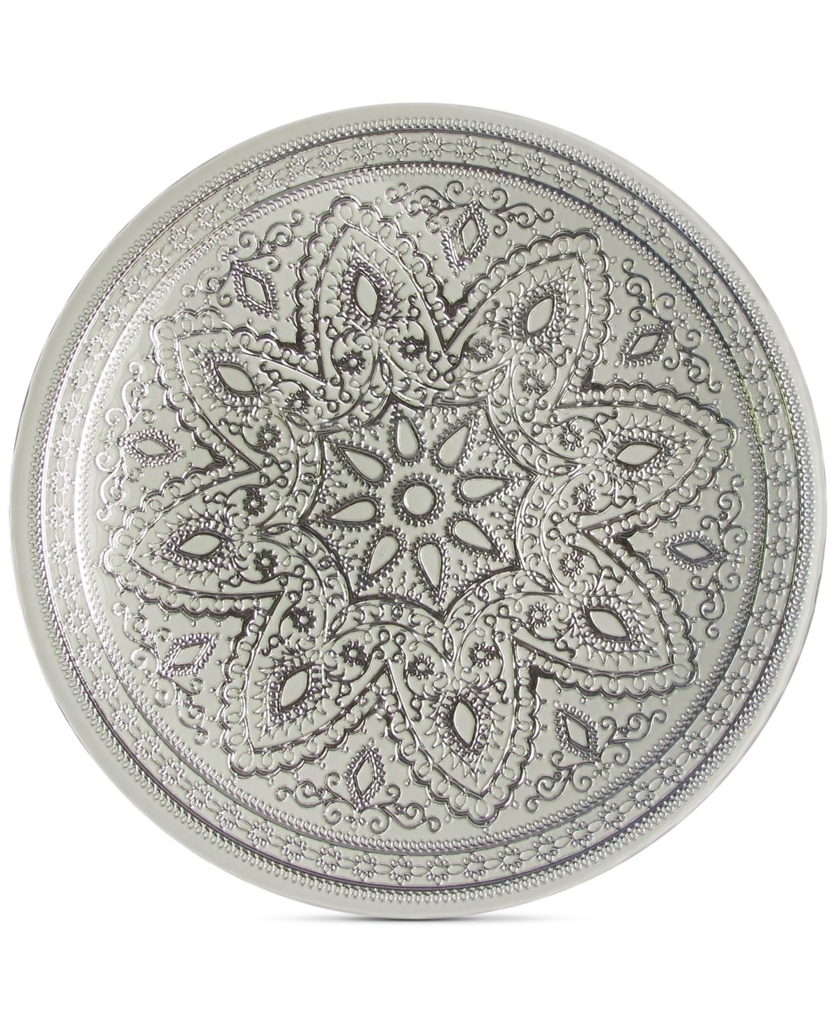 Jay Import American Atelier Divine Silver Charger Plate - Silver