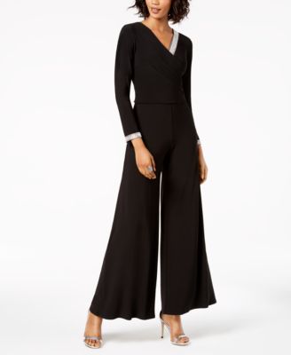 black jumpsuit with zipper
