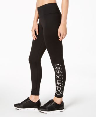 calvin klein logo leggings