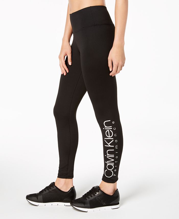 calvin klein logo leggings