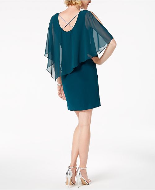 MSK Chiffon Popover Dress Dresses Women Macy's