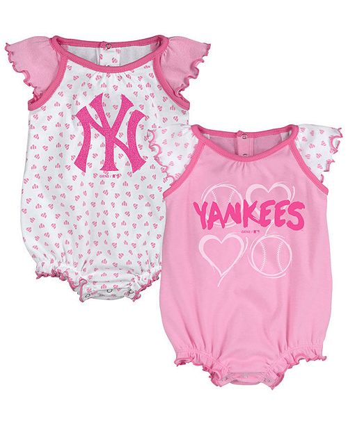 Outerstuff New York Yankees Heart Creeper Set Infants 0 9 Months Reviews Sports Fan Shop By Lids Men Macy S