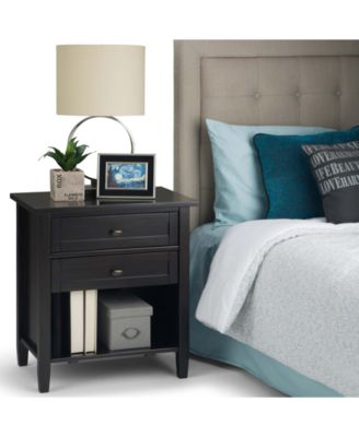 Warm Shaker Bedside Table