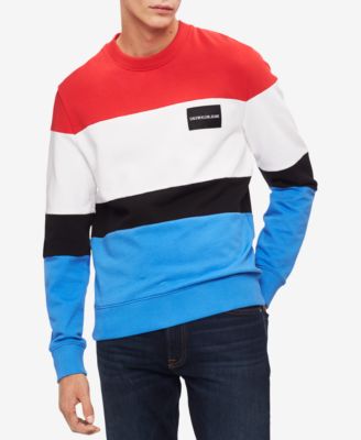 Calvin Klein Jeans - Men's Colorblocked Logo Sweatshirt