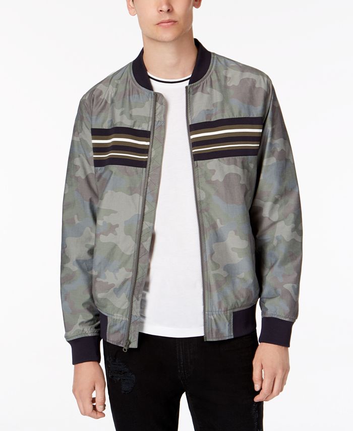American Rag Men's Camo Bomber Jacket, Created for Macy's & Reviews ...
