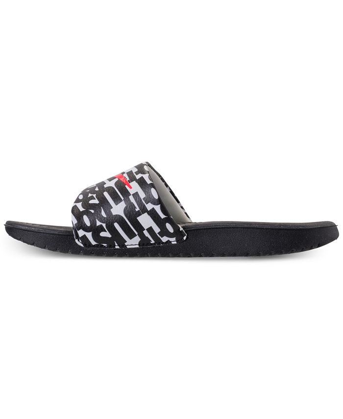 Nike Boys’ Kawa Just Do It Slide Sandals from Finish Line - Macy's