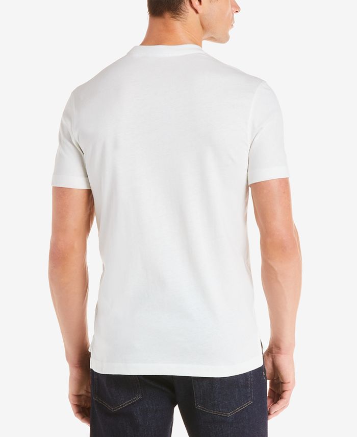 Lacoste Men's 3D Flocked Graphic Letter T-Shirt & Reviews - T-Shirts ...