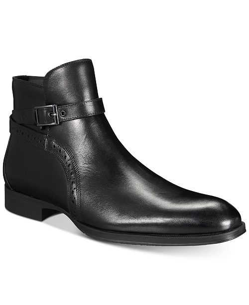 Alfani Men's Ansell Double Buckle Boots, Created for Macy's & Reviews All Men's Shoes Men