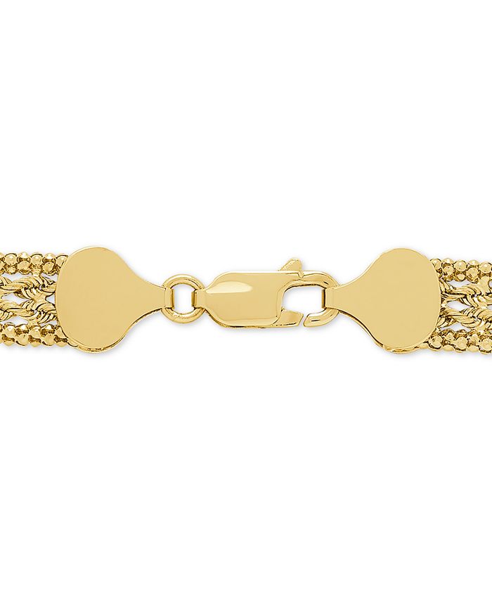 Italian Gold Fancy Link Bracelet in 14k Gold Macy's