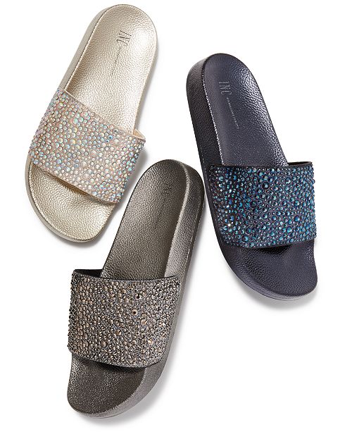 INC International Concepts I.N.C. Women's Peymin Pool Slides, Created for Macy's & Reviews