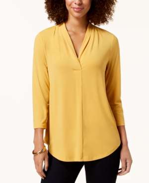 image of Charter Club 3/4-Sleeve Top, Created for Macy-s