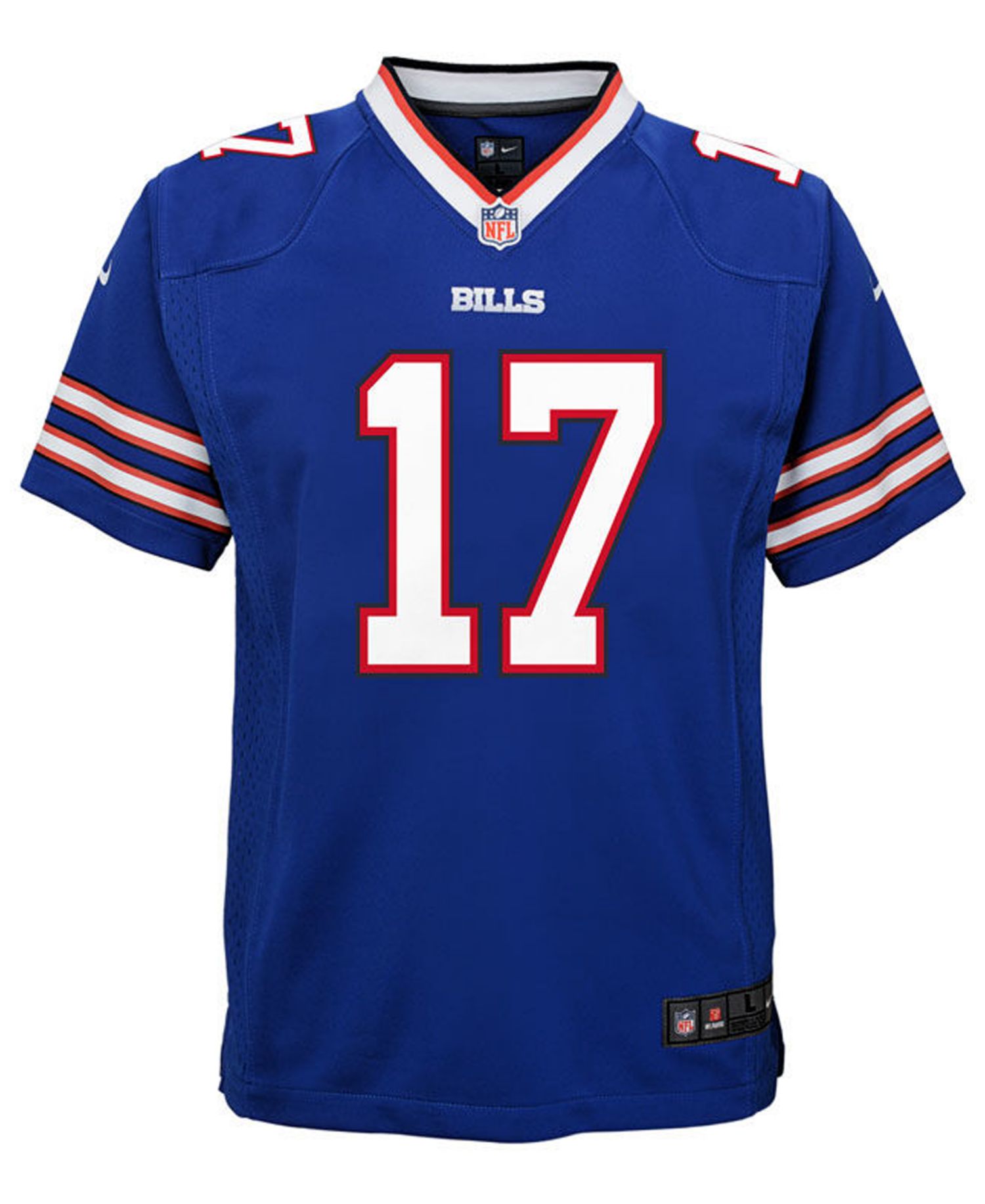 Big Boys and Girls Josh Allen Buffalo Bills Game Jersey