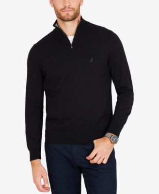 Classic Fit Quarter-Zip Sweater 