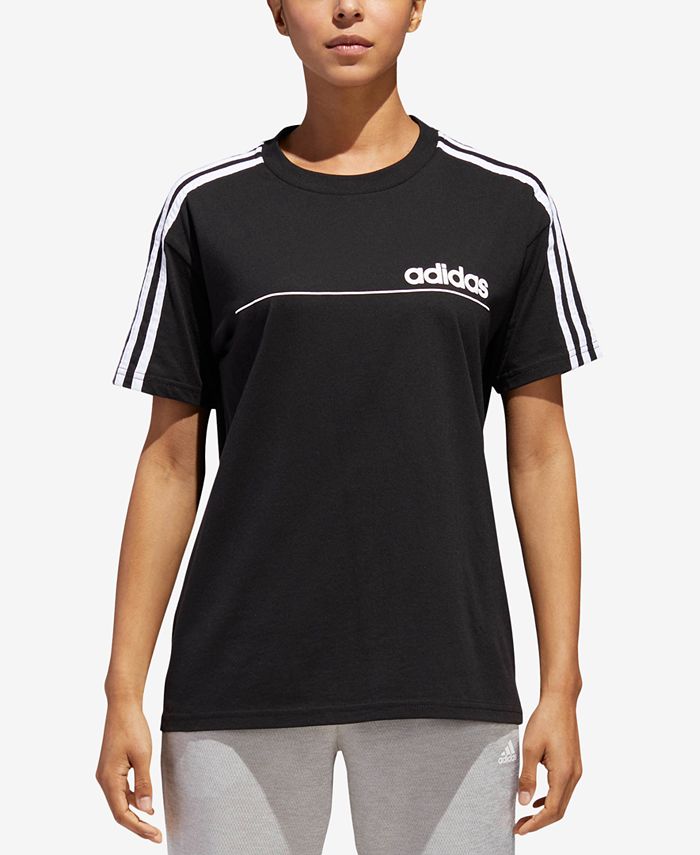 adidas ClimaLite® Logo T-Shirt & Reviews - Tops - Women - Macy's