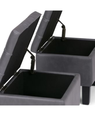 Poway 3-Pc. Ottoman Bench