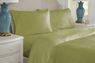 Solid 620 Thread Count Cotton Pillowcase Pair, King
