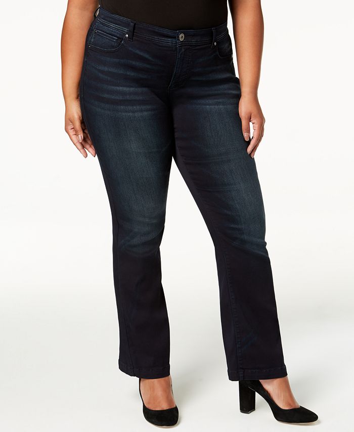 INC International Concepts I.N.C. Plus Size Bootcut Jeans, Created for ...