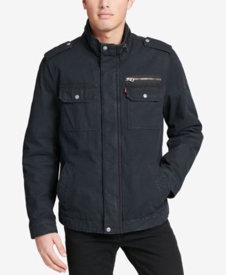 Men's Cotton Zip-Front Jacket  