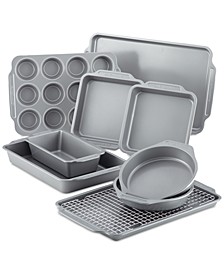 Nonstick Bakeware Set with Cooling Rack, 10-Piece