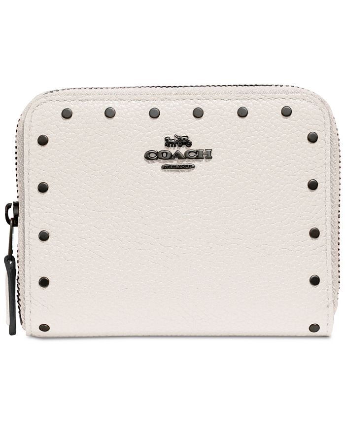 Coach border rivets crossbody in pebble leather clearance