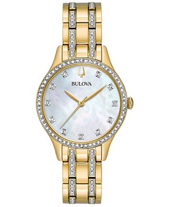 Bulova - Women's Two-Tone Stainless Steel Bracelet Watch 32mm