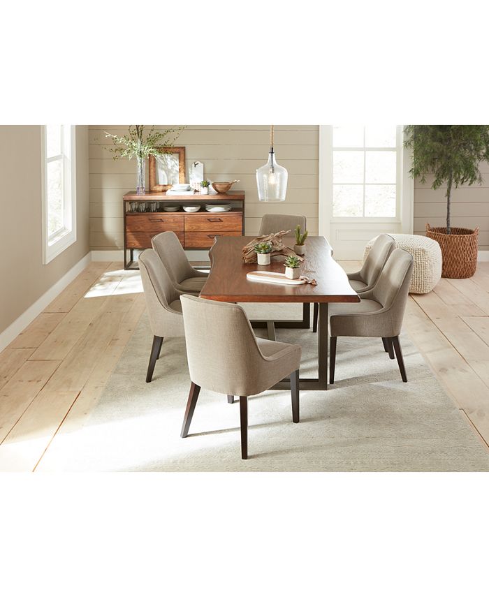 Furniture Everly Square Back Dining Chair, Created for Macy's Macy's