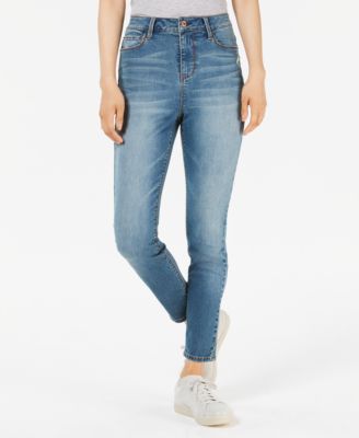 Super High-Rise Ripped Skinny Jeans 