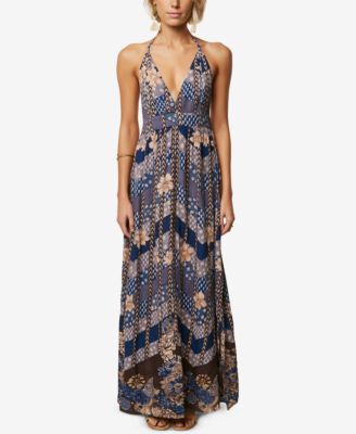 O'Neill - Juniors' Annalisa Halter Maxi Dress